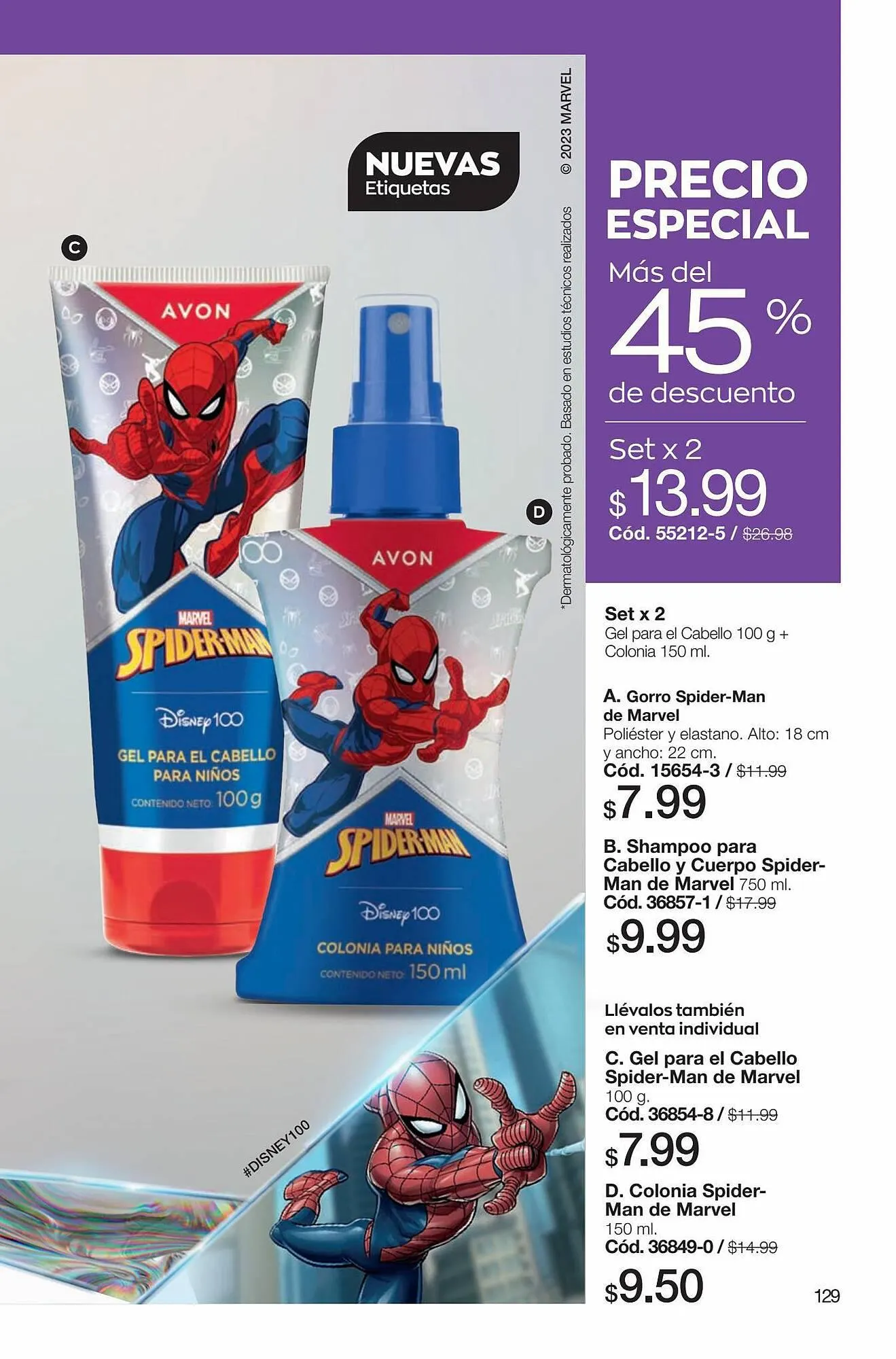 Catalogo de Catálogo AVON 18 de septiembre al 9 de octubre 2023 - Pag 129