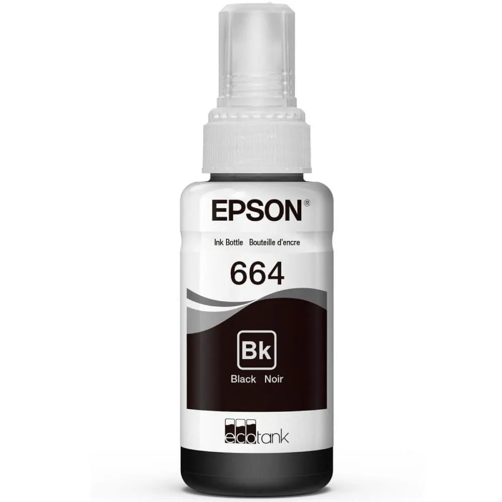 Tinta EPSON T 664 - 120 Negro