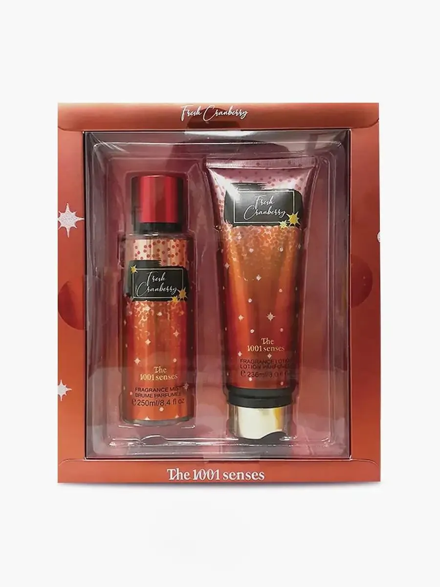 The 1001 Senses - Pack Fresh Cramberry Mist + Lotion