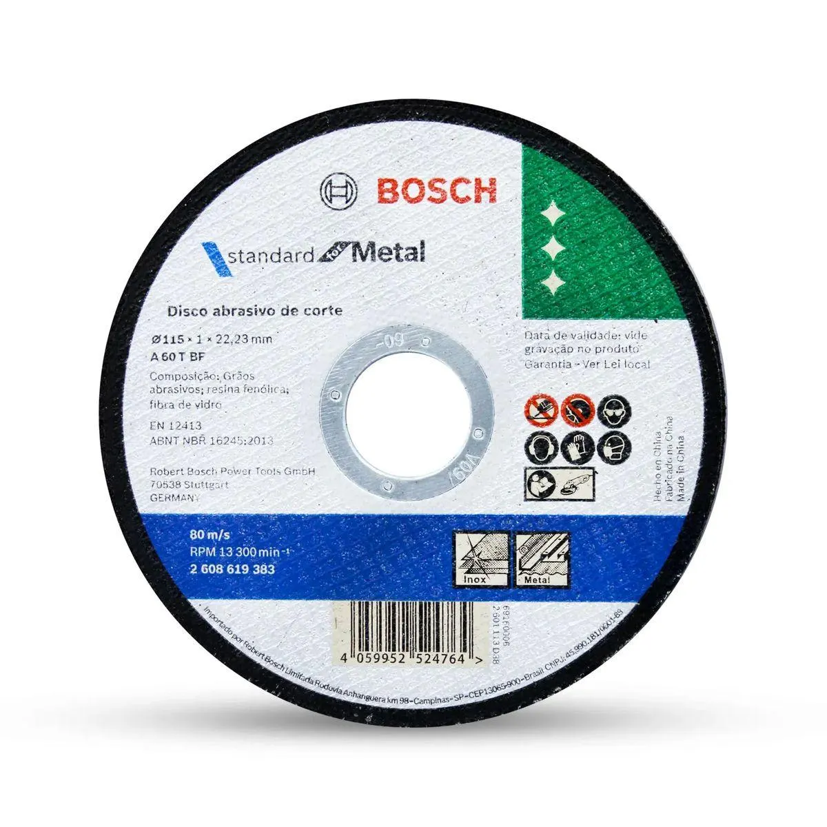 Disco Corte Metal 115X1X22,23Mm Bosch - BOSCH