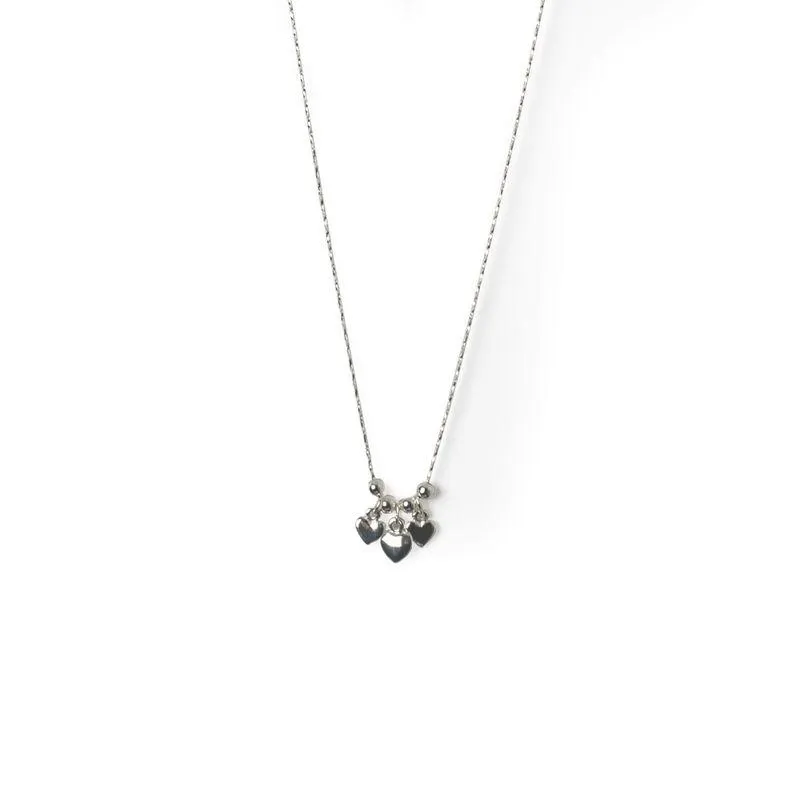 Set De Collar Y Aretes Bañados En Plata 01596