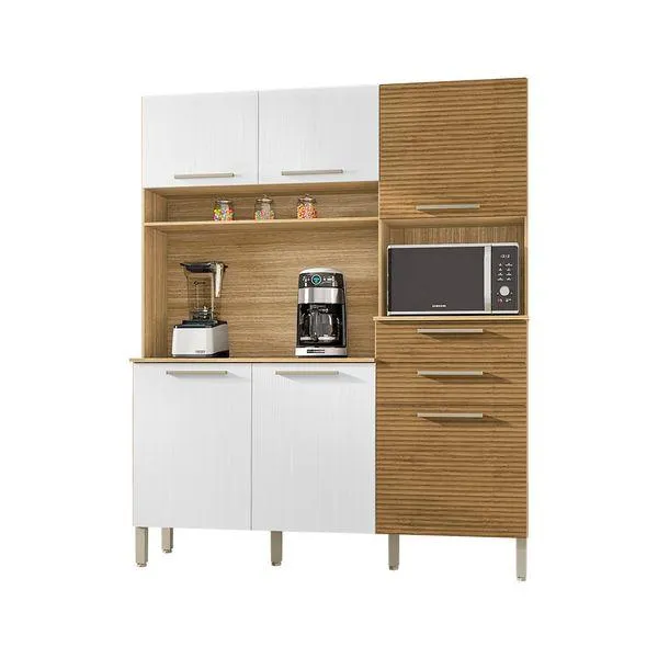 Mueble De Cocina Montesa | Bi Color Freijo/Blanco