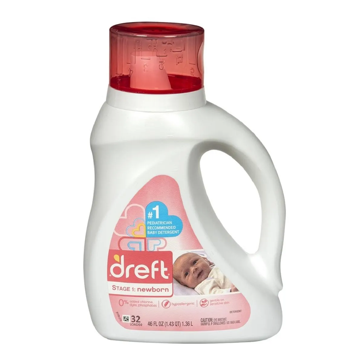 Detergente Líquido Dreft Recién Nacido 1.36L