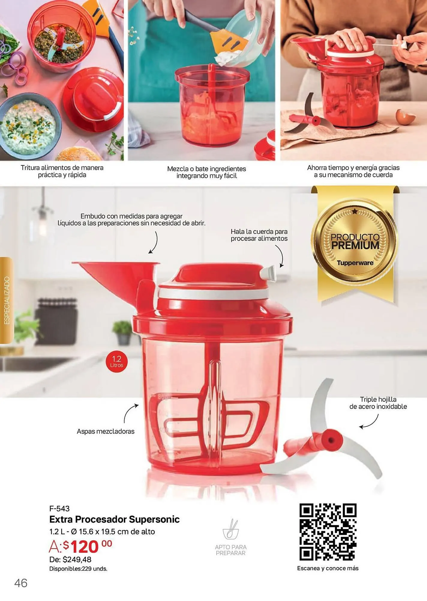Catalogo de Catálogo Tupperware 6 de octubre al 31 de diciembre 2023 - Pag 46