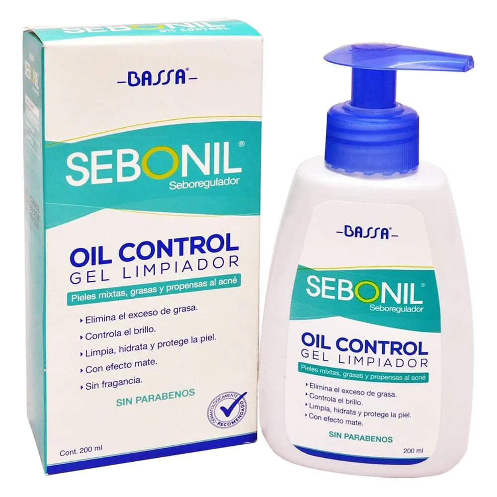 Sebonil Gel Facial Limpieza Oil Control 200 ml