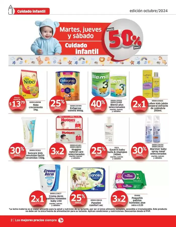 Catalogo de Farmacias Económicas Octubre 2 de octubre al 31 de octubre 2024 - Pag 2