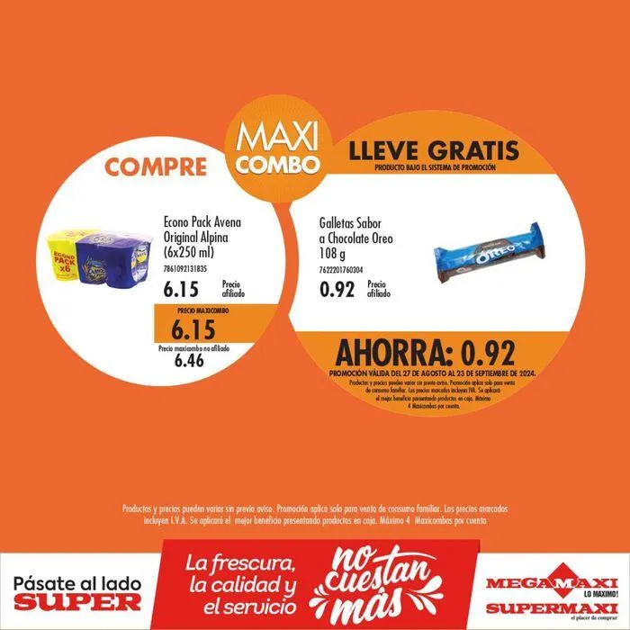 Catalogo de Maxi Combo 3 de septiembre al 23 de septiembre 2024 - Pag 3