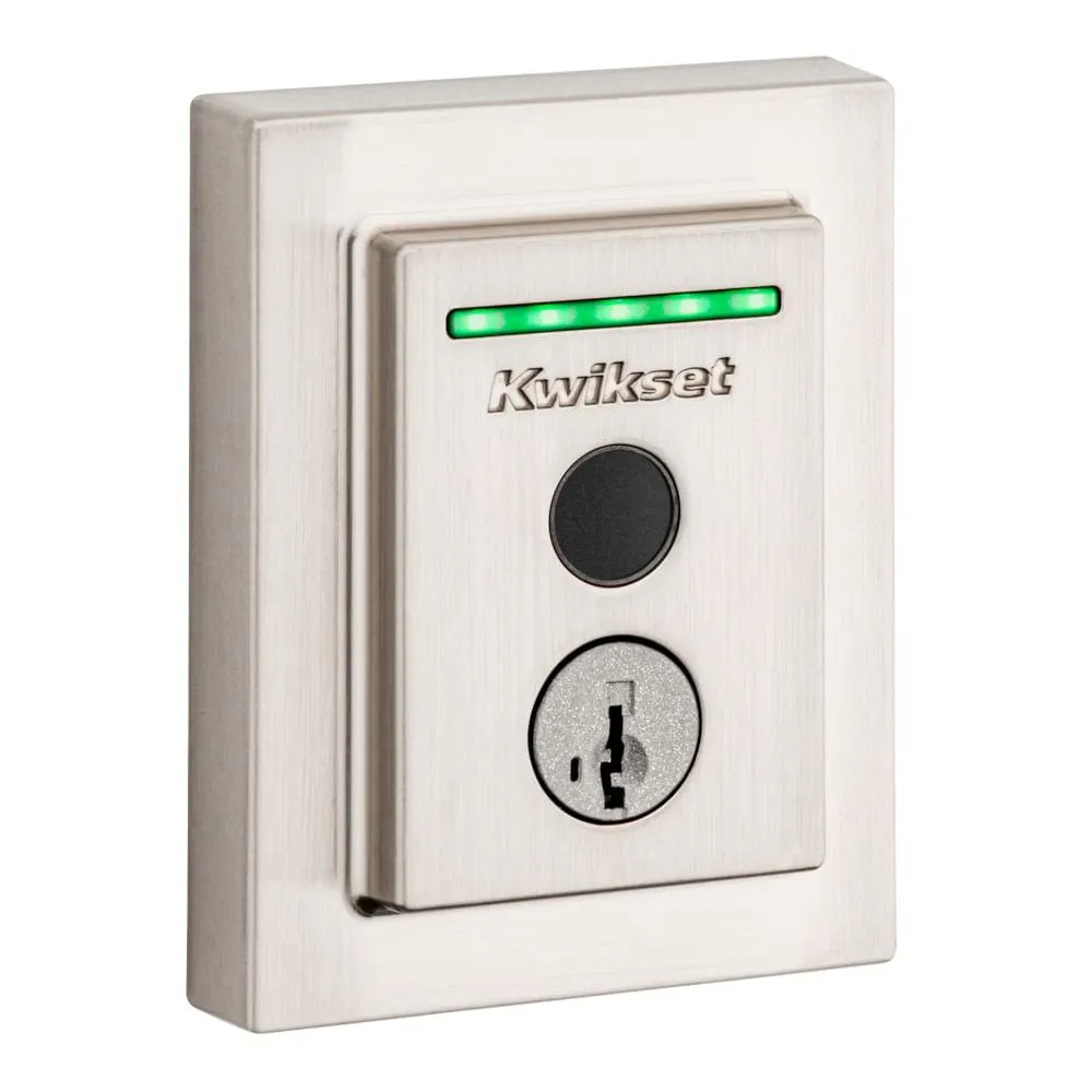 Cerradura Halo Kwikset KWI-HAL99590003 P8786 | Huellas Dactilares Color Silver