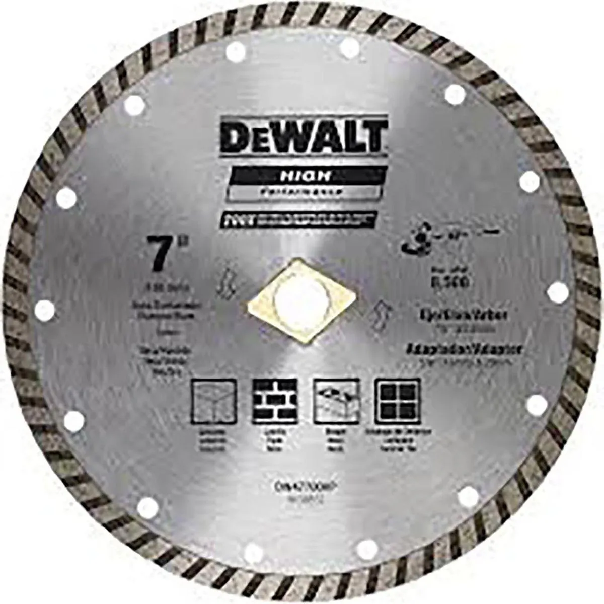 Disco Diamante Turbo 7" Dewalt