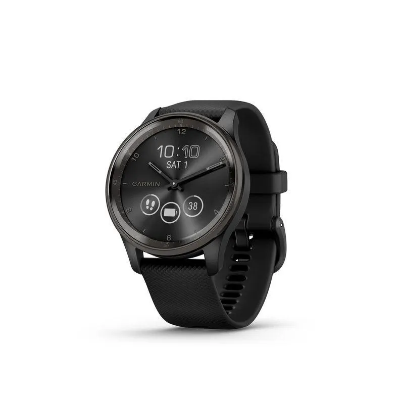 Garmin - SmartWatch Vivomove Trend | Black Silicone