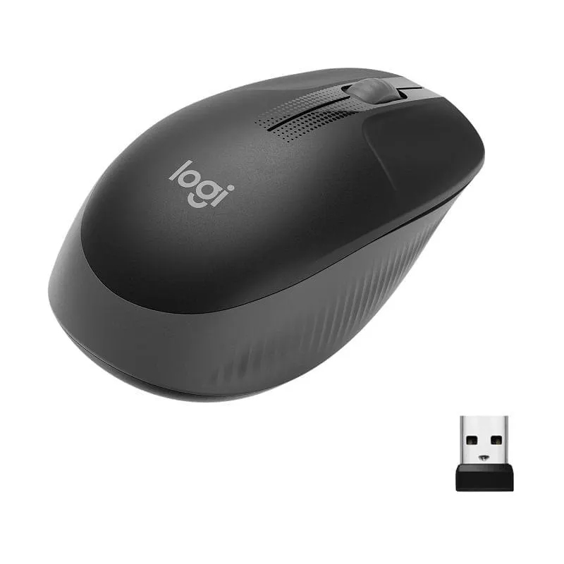 Mouse Wireless LOGITECH M190 Gris/Negro