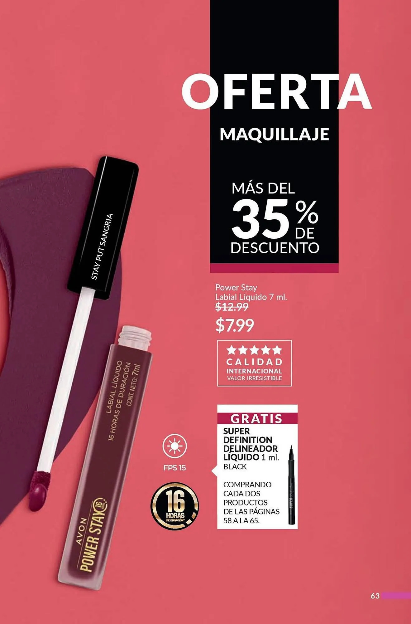 Catalogo de Catálogo AVON 22 de noviembre al 23 de diciembre 2023 - Pag 63
