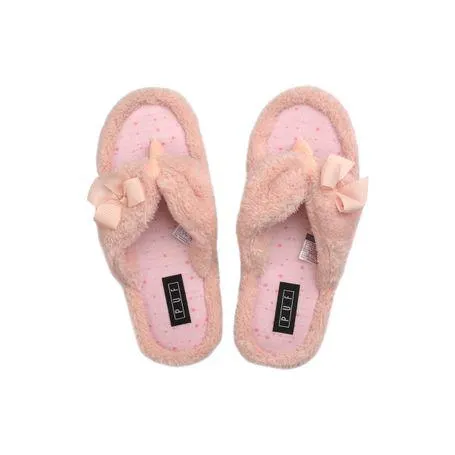 Pantufla Sandalia Dama Puff Plantilla Sublimada Rosa - Varias Tallas