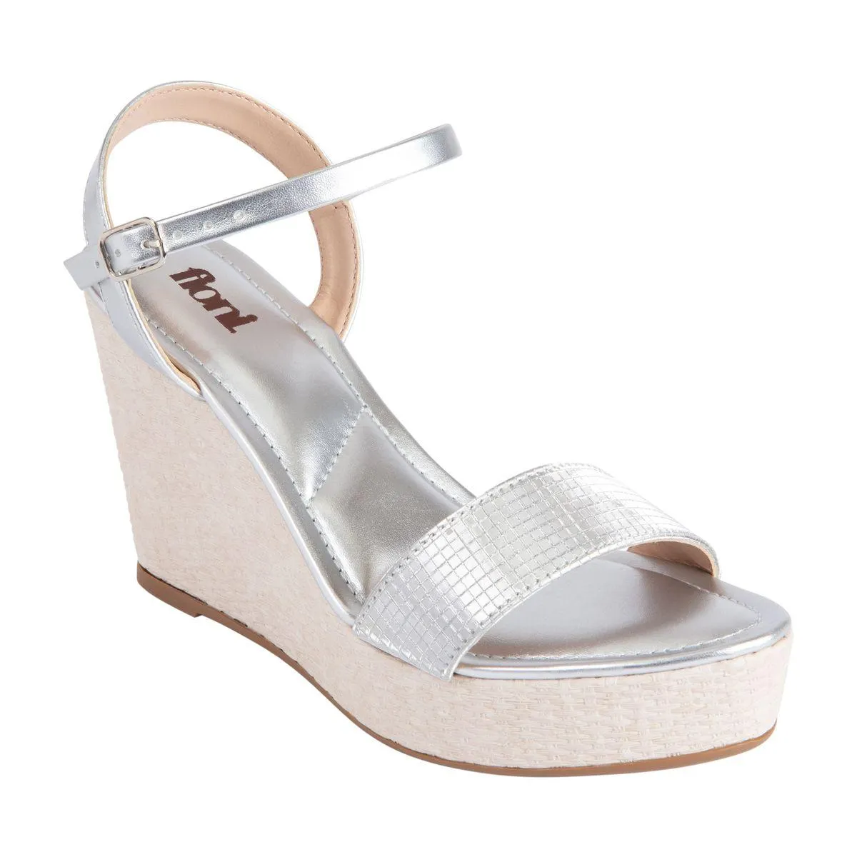 Sandalias Shiny con taco tipo cuña para mujer