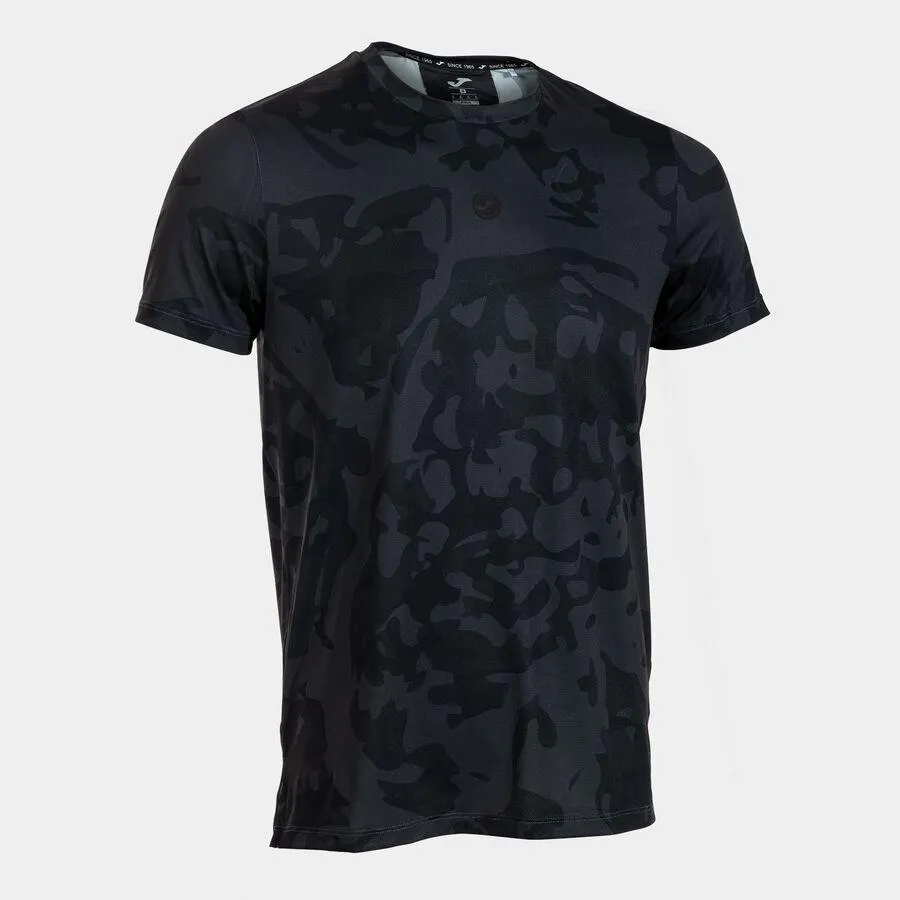 Camiseta manga corta hombre indoor negro