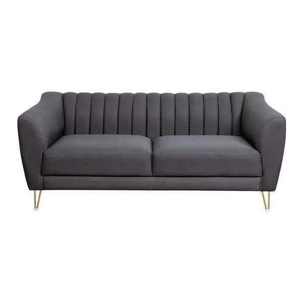 Sofá Monaco 3p Gris Oscuro