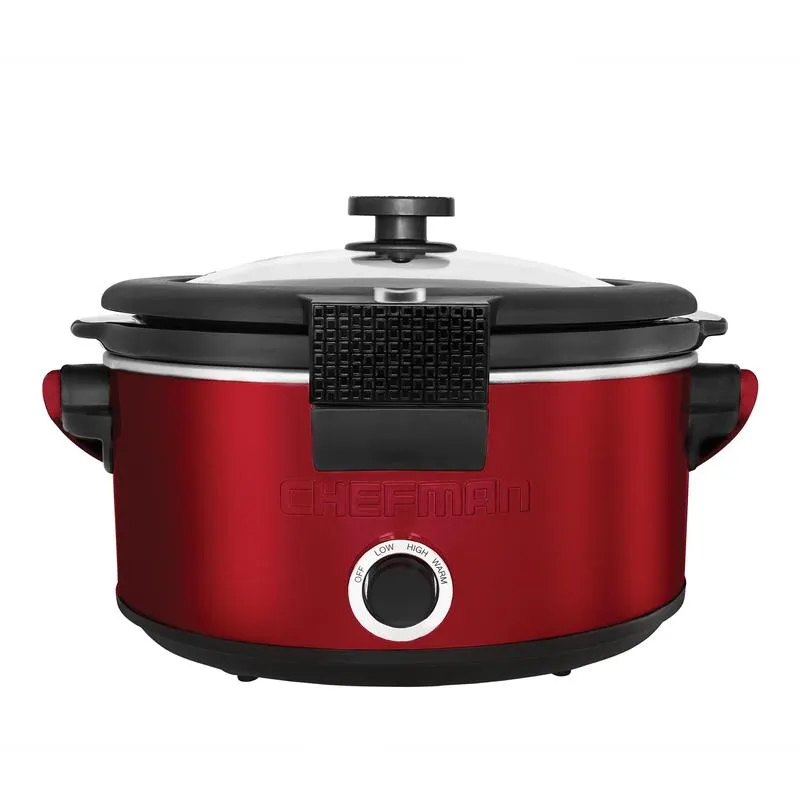 Chefman - Olla de Coccion Lenta RJ15-5-LHC | Rojo