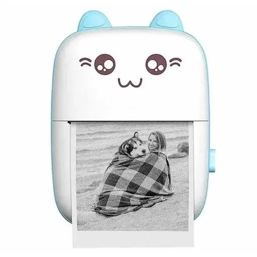 Impresora Termica Blanco Y Negro Portatil