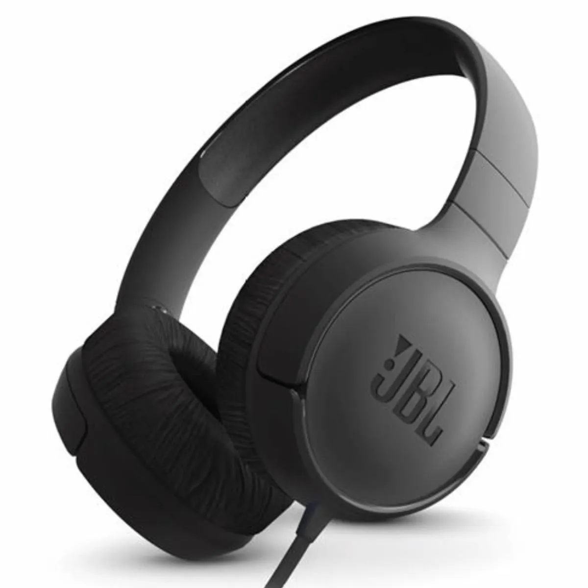Audífonos JBL JBLT500BLKAM Negro con cable 3.5 mm, Pure Bass y micrófono