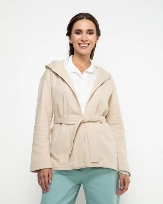 Chaqueta Larga con Capucha