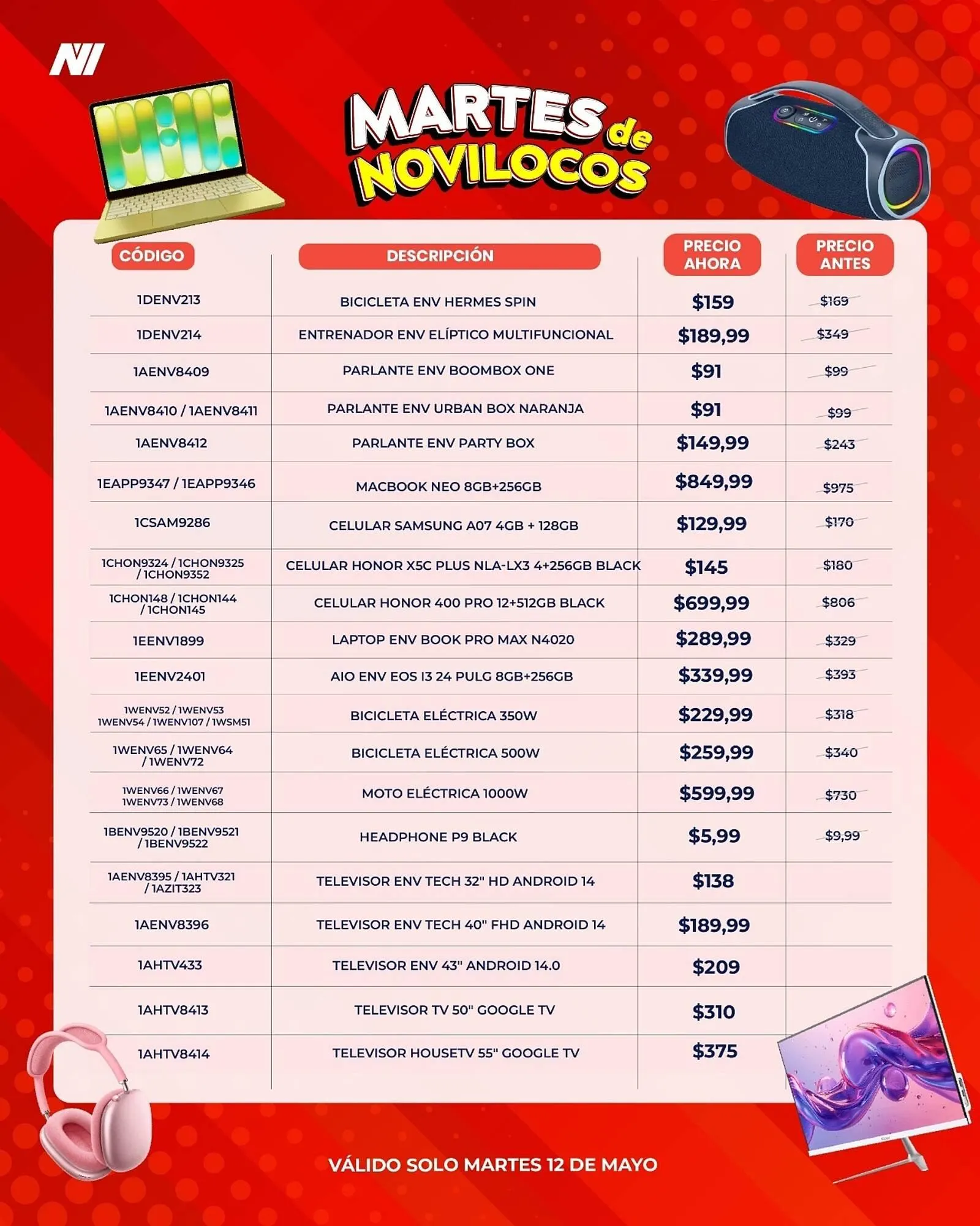 Catalogo de Catálogo Novicompu 12 de mayo al 12 de mayo 2026 - Pag 1