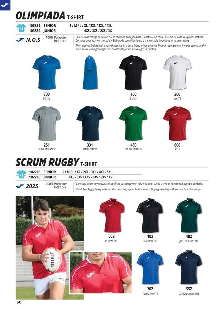 Catalogo de Teamwear Collection 2024  8 de mayo al 31 de diciembre 2024 - Pag 50