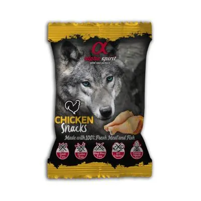 ALPHA SNACK SPIRIT DOG CHICKEN 50G