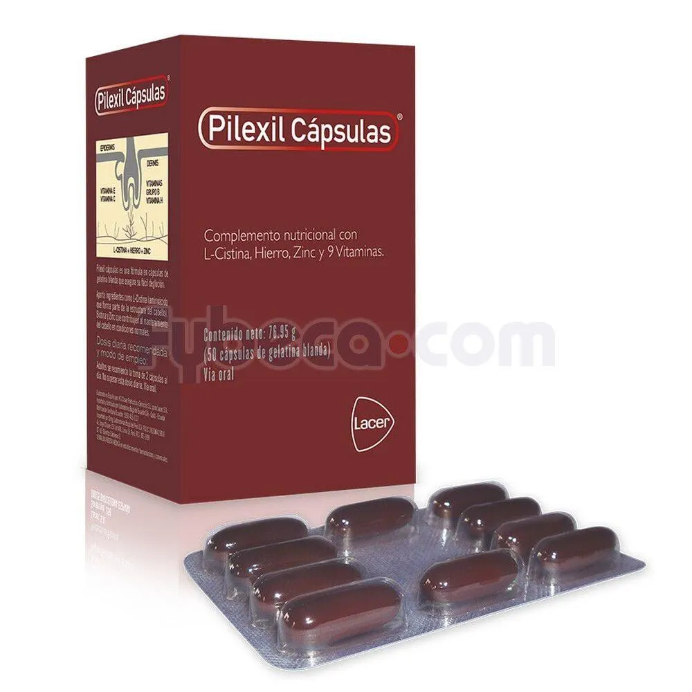 Pilexil Capsulas C/50 Suelta