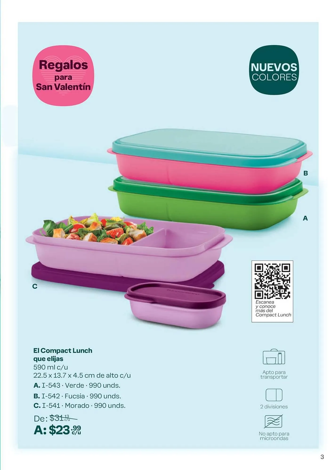 Catalogo de Catálogo Tupperware 30 de enero al 23 de febrero 2024 - Pag 3