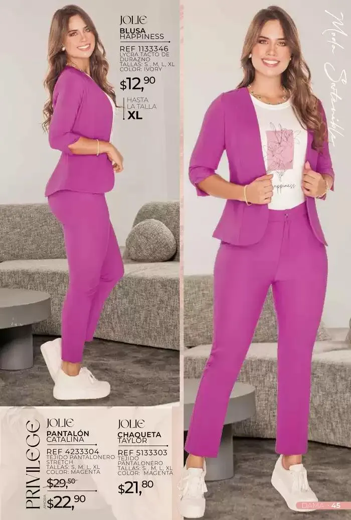 Catalogo de Moda Sostenible 11 de septiembre al 2 de octubre 2024 - Pag 45