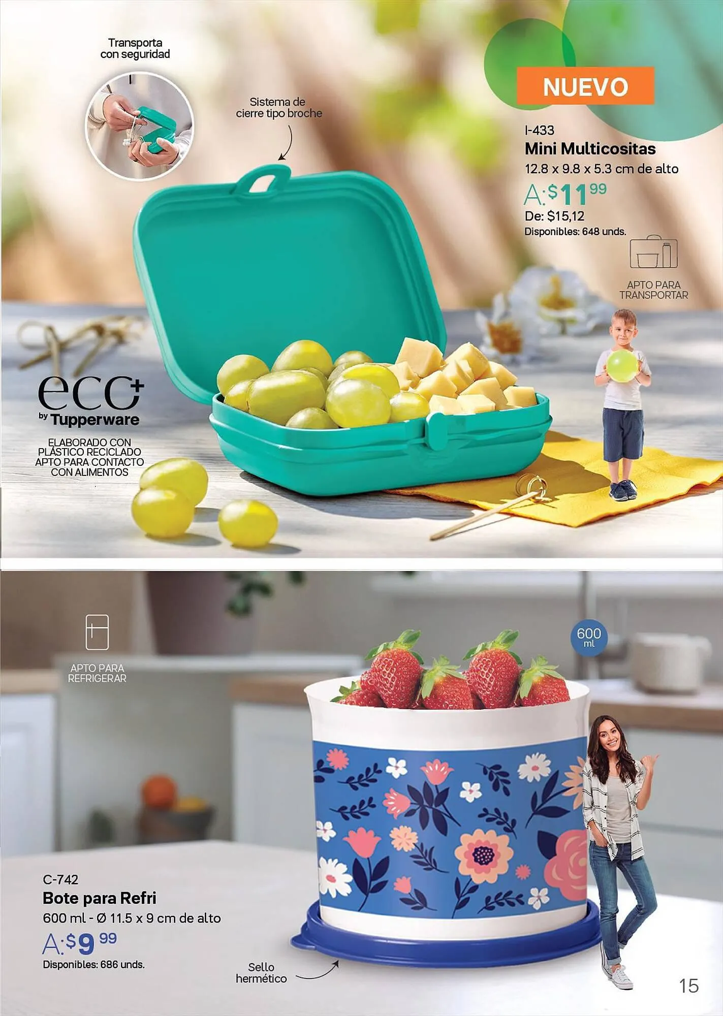 Catalogo de Catálogo Tupperware 7 de agosto al 25 de agosto 2023 - Pag 15