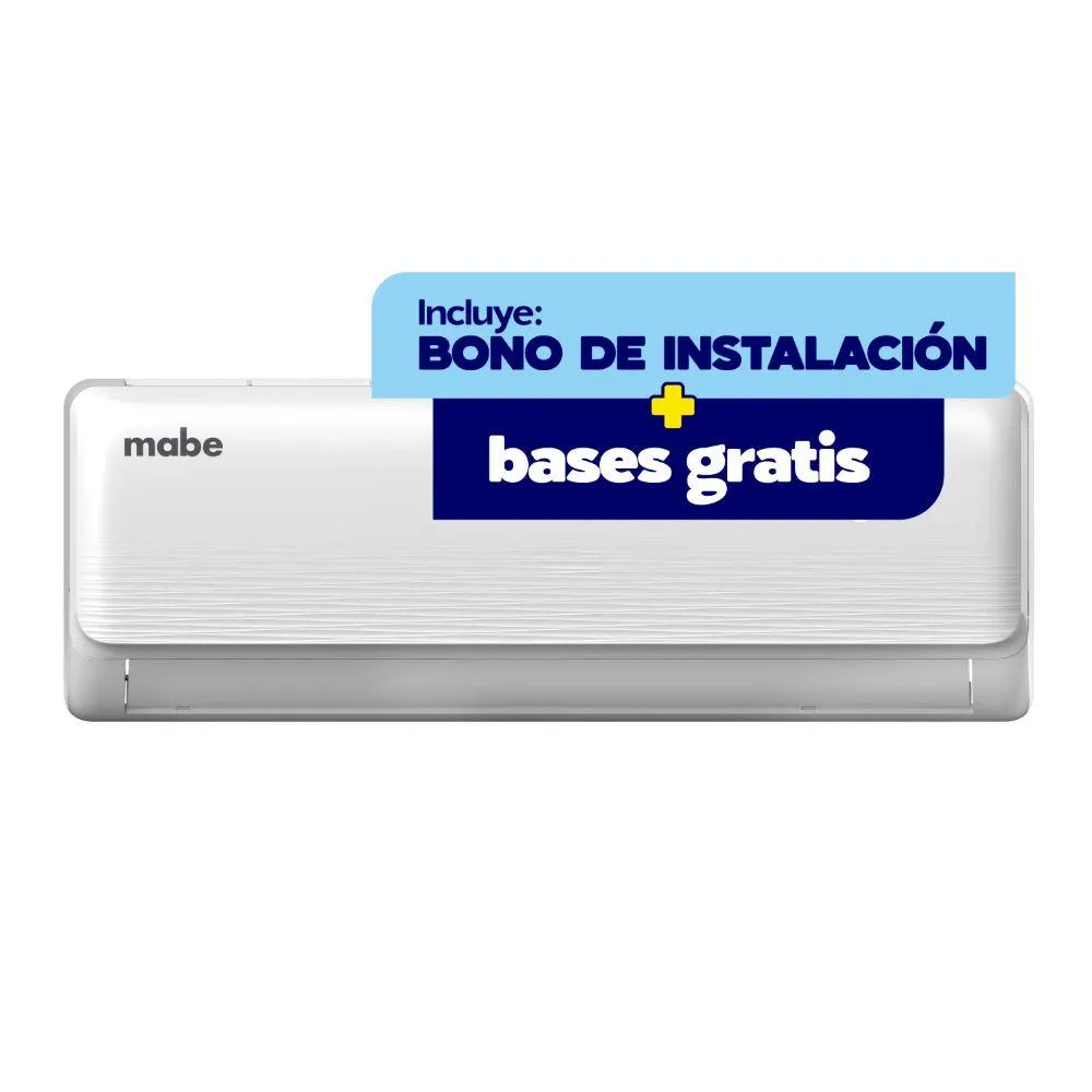 Aire Acondicionado Split Mabe 12000 BTU ON/OFF MMT12CDBWCCAX8