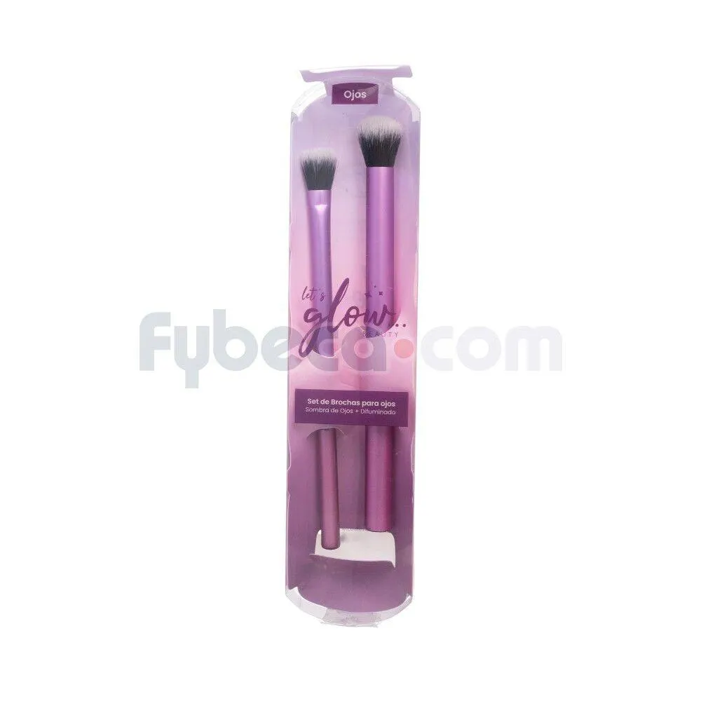 Set Brocha Para Ojos 2 Unidades