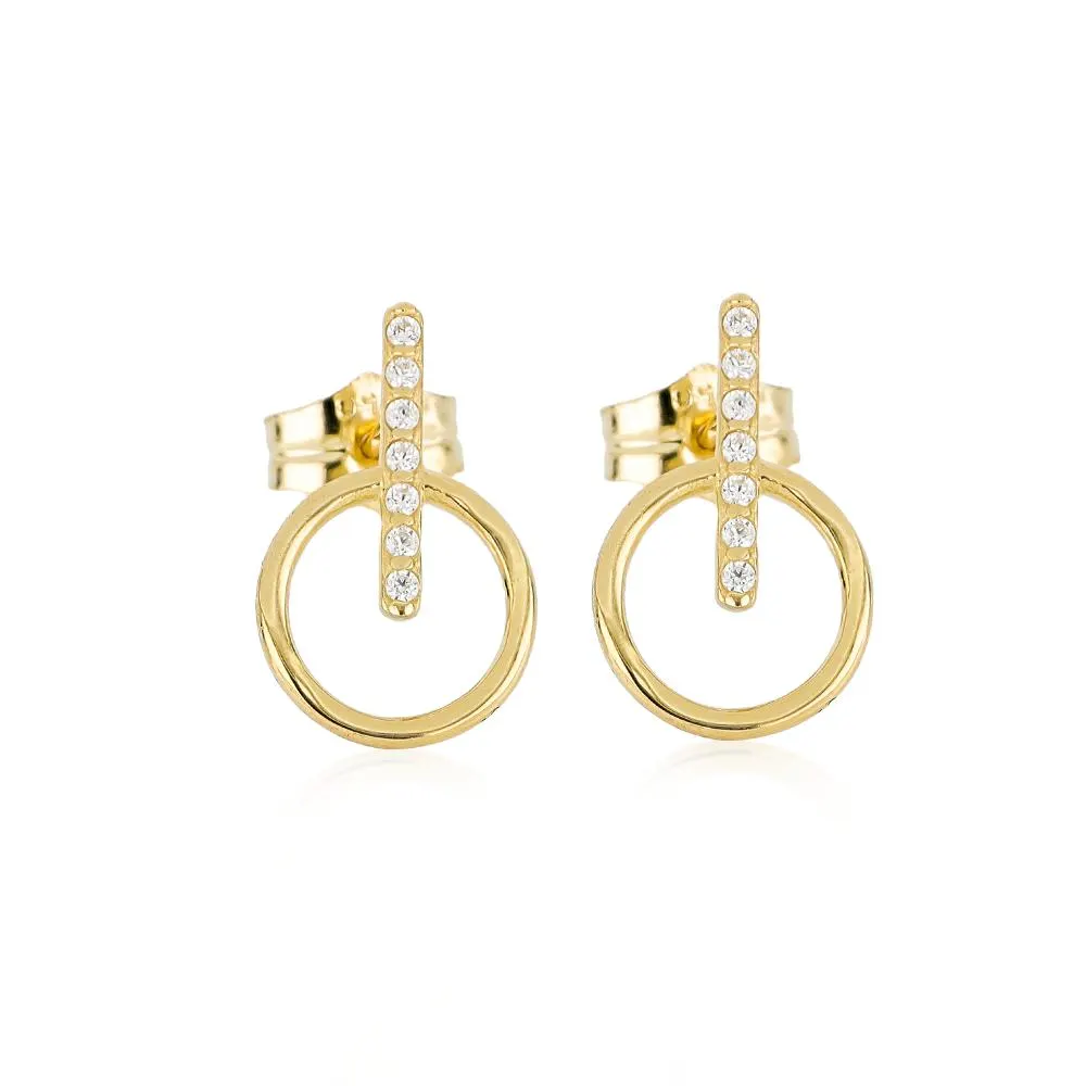 «ARETES CON CIRCONES COLECCIÓN BASICS «