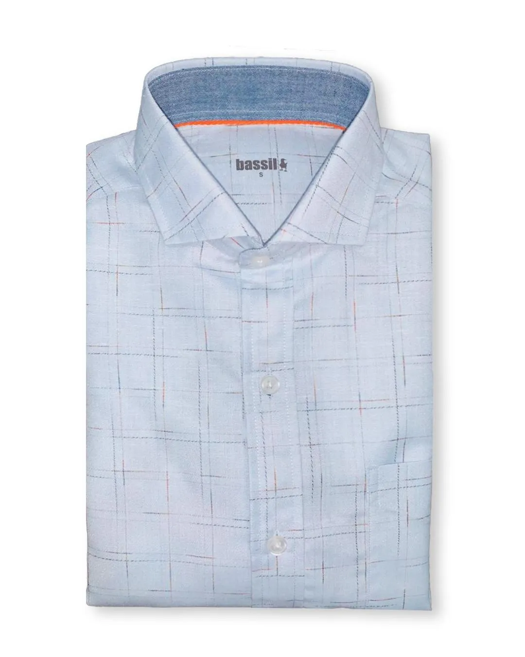 CAMISA LINO M/L CELESTE