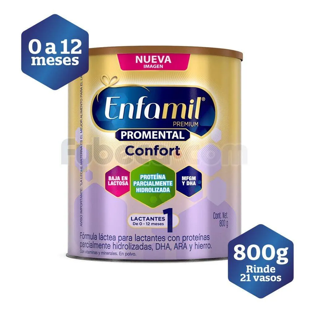 Fórmula Infantil Premium Confort Etapa 1 800 G Tarro Unidad