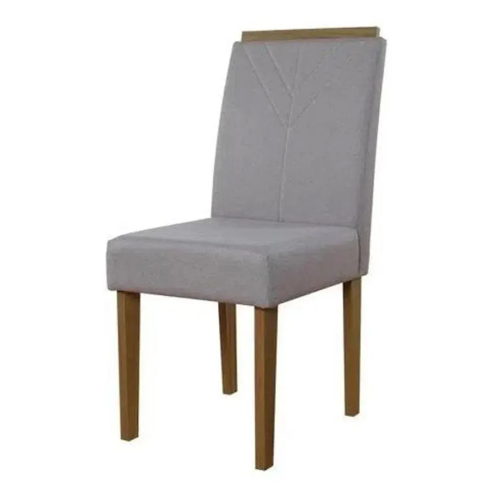 Silla de Comedor Amanda |Bi Color Imbuia /Gris