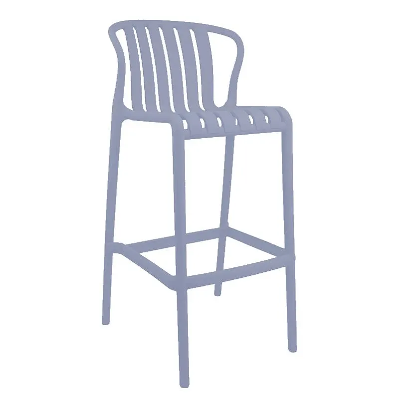 Silla para Bar Komodo Gris 75cm 51x49x102cm