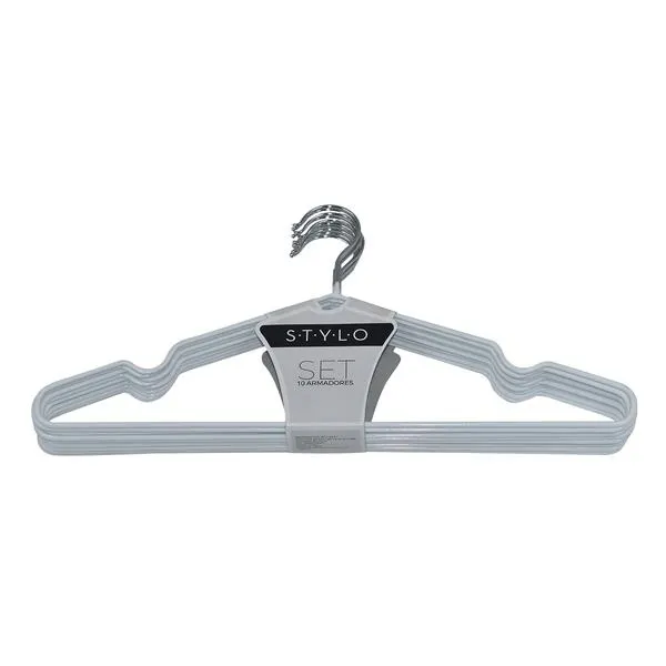 Armadores Metálicos Blanco 10 Piezas