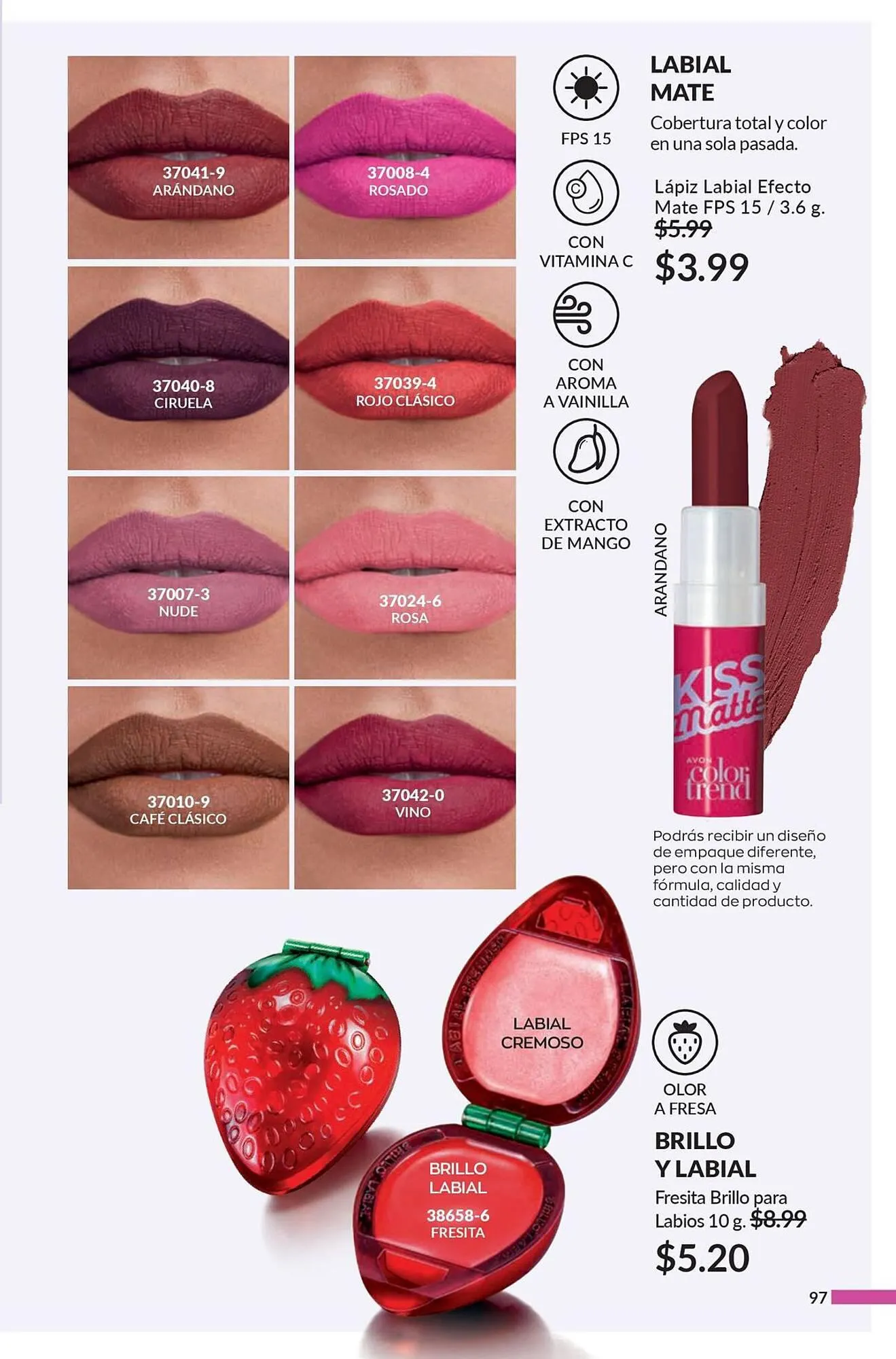 Catalogo de Catálogo AVON 22 de noviembre al 23 de diciembre 2023 - Pag 97