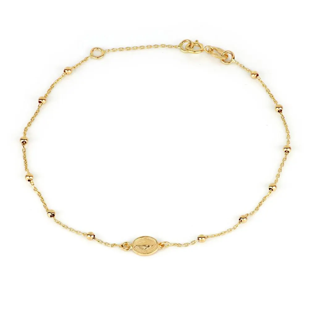 PULSERA DEVOCIÓN MEDALLA