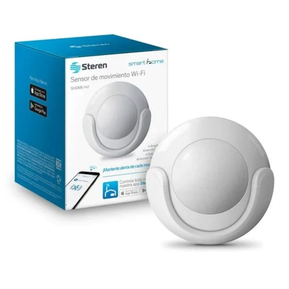 Sensor Wifi Steren SHOME-141 P86396 | Detecta Movimiento Color Blanco