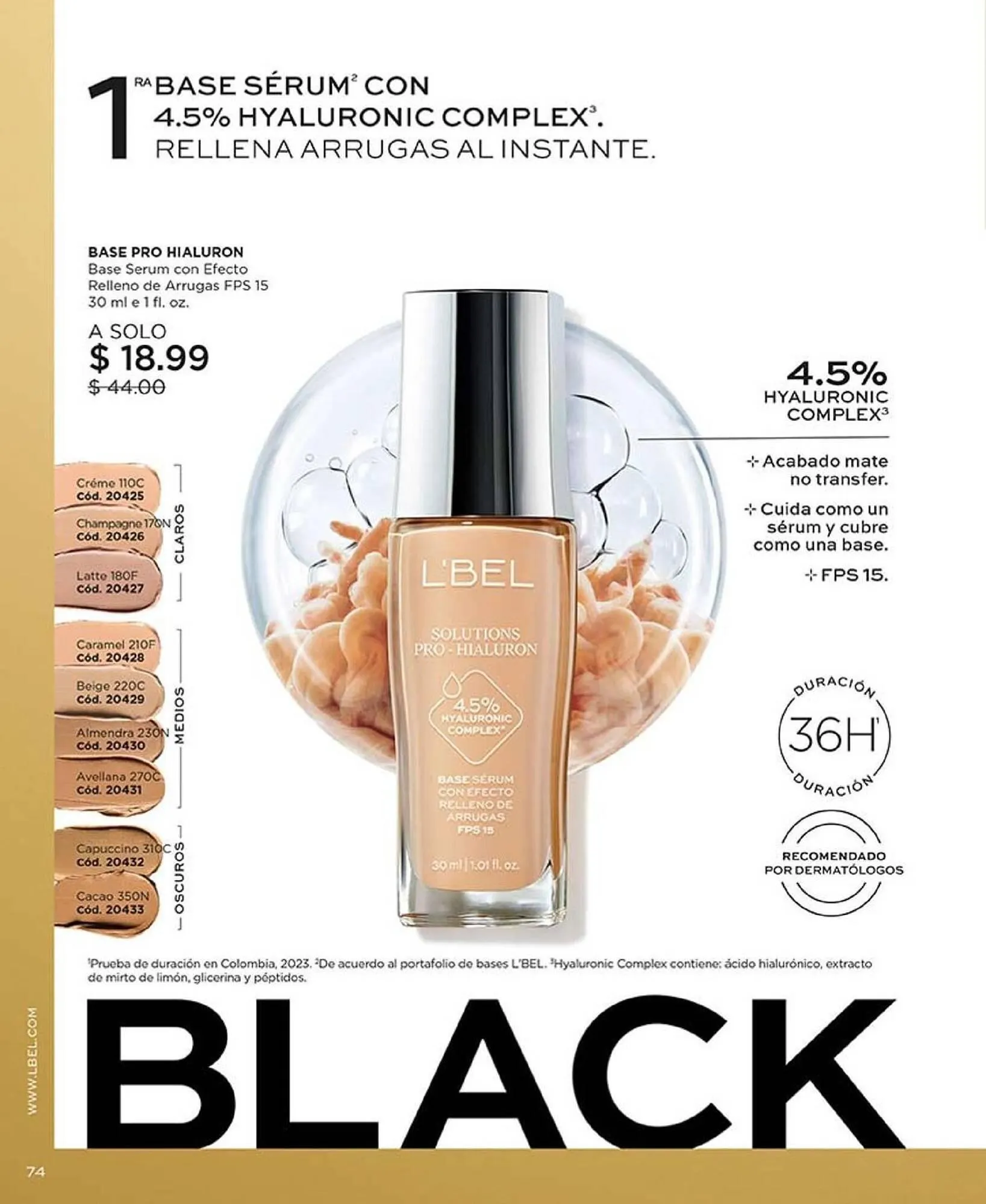 Catalogo de Catálogo L'bel 9 de octubre al 31 de diciembre 2025 - Pag 74