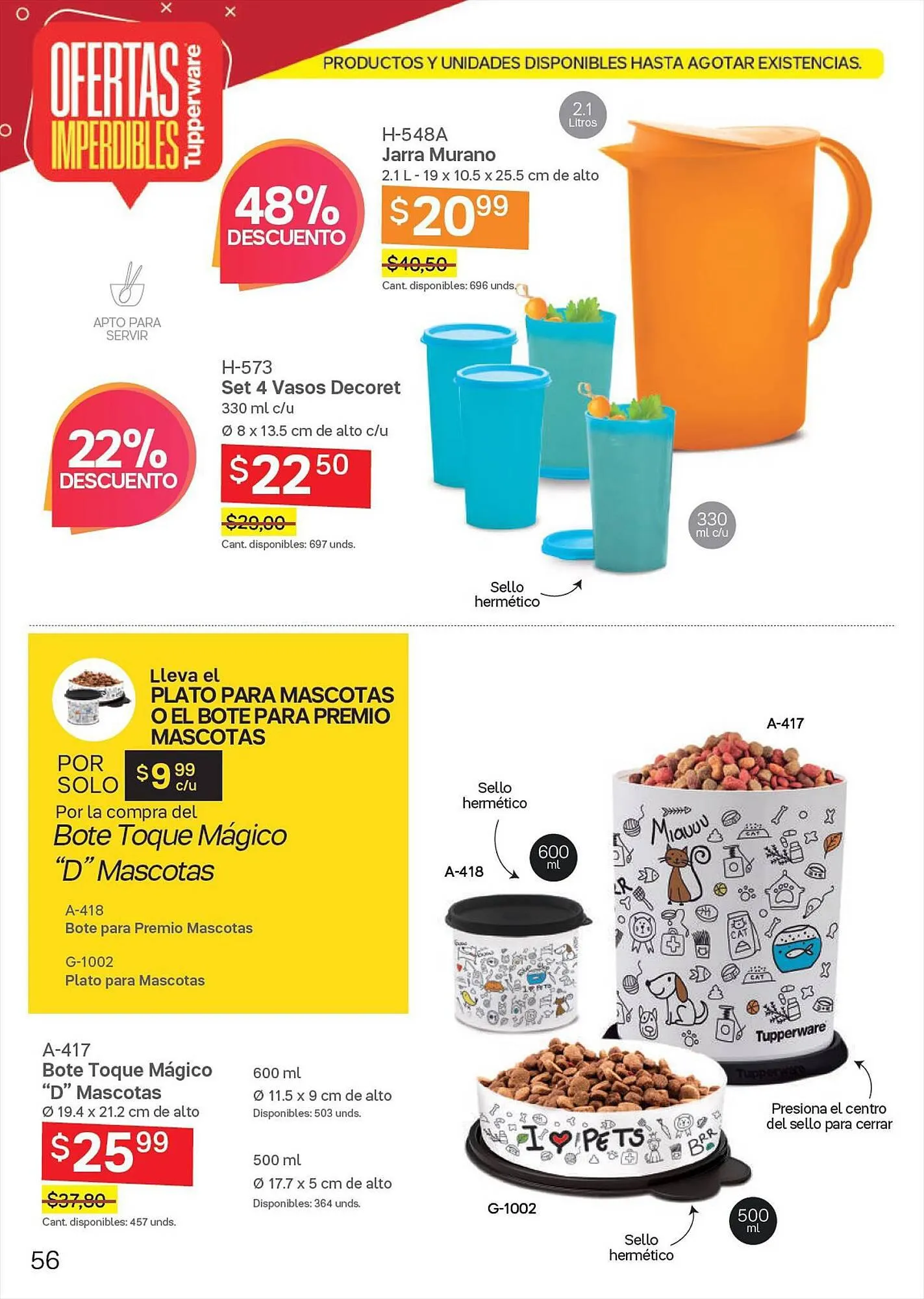 Catalogo de Catálogo Tupperware 28 de septiembre al 11 de octubre 2023 - Pag 56