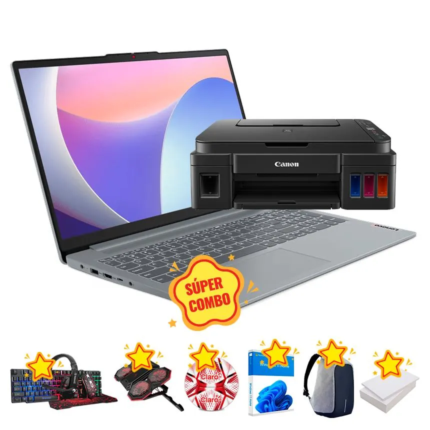 IDEAPAD SLIM 3 15 CORE I7 + IMPRESORA