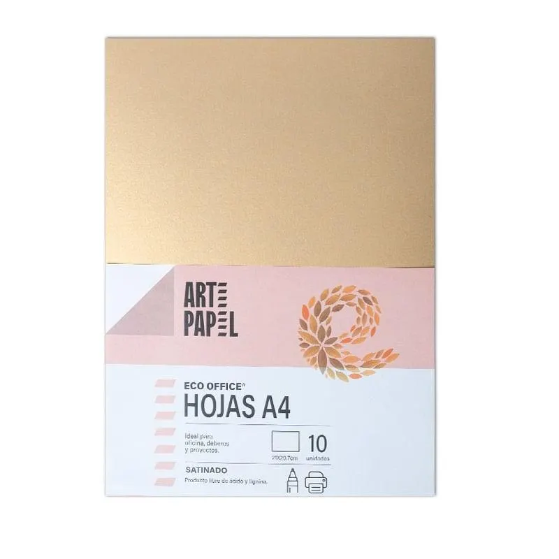 Cartulina Fina Majestics Real Gold 250Gr A4 PQx10Hjs