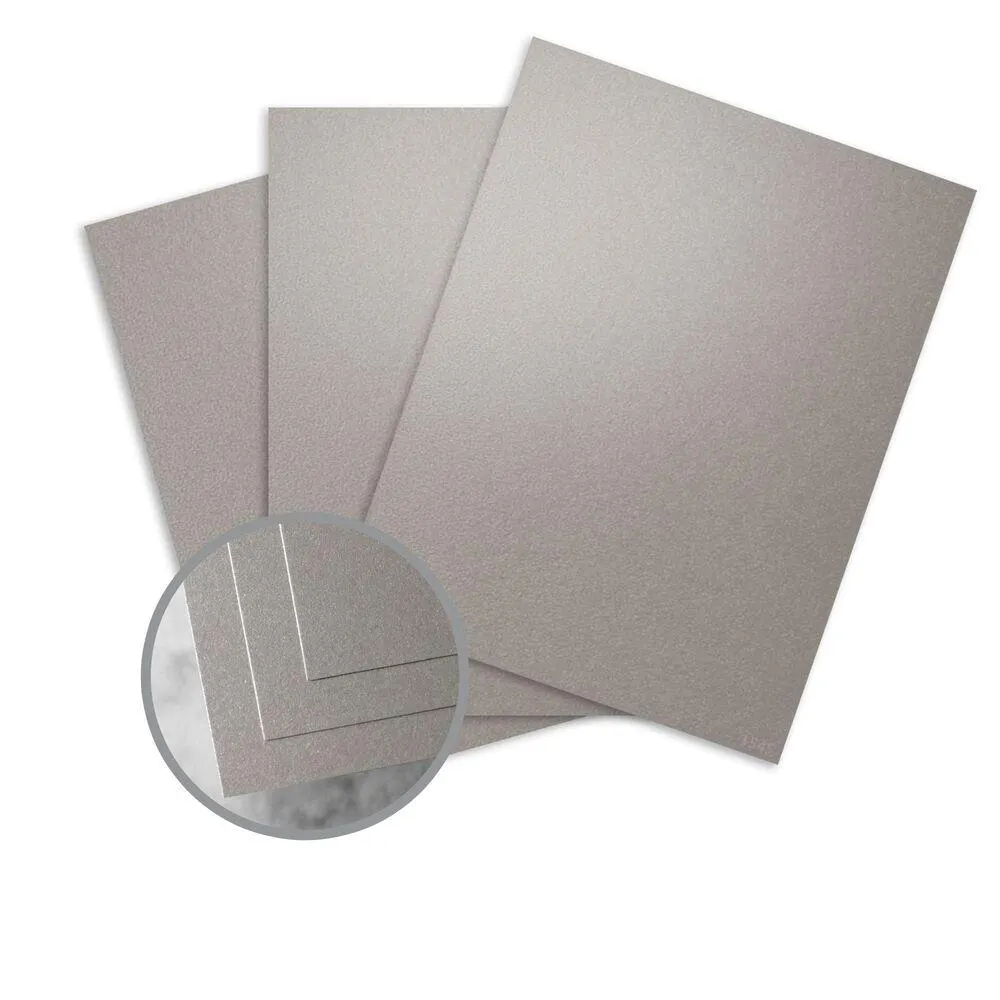 Cartulina Fina Esse Perlized A4 Silver