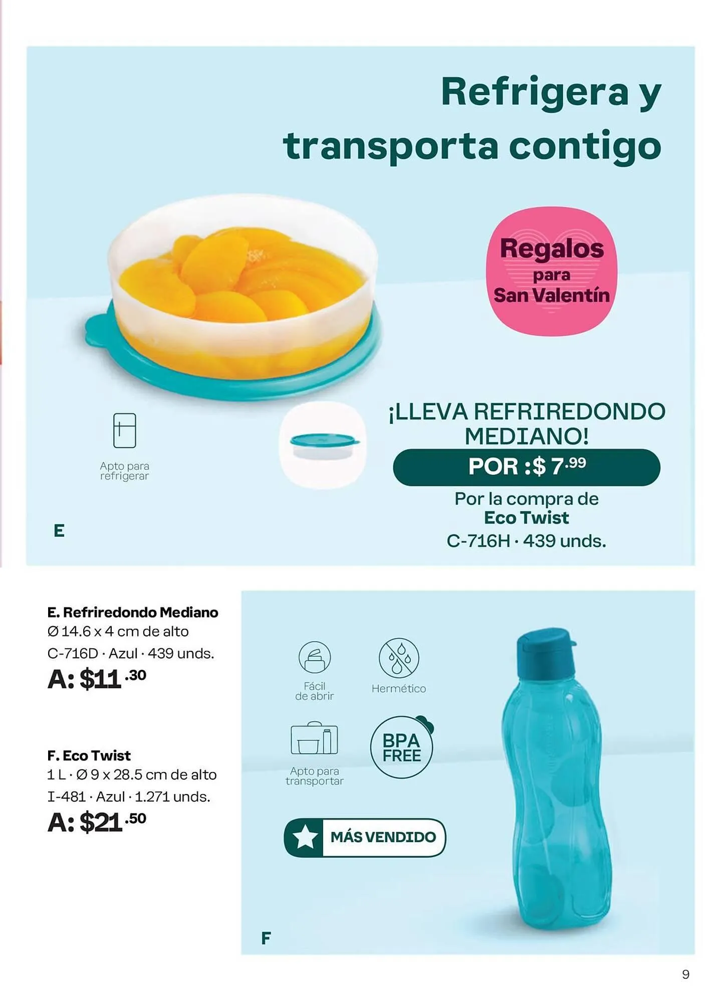 Catalogo de Catálogo Tupperware 30 de enero al 23 de febrero 2024 - Pag 9