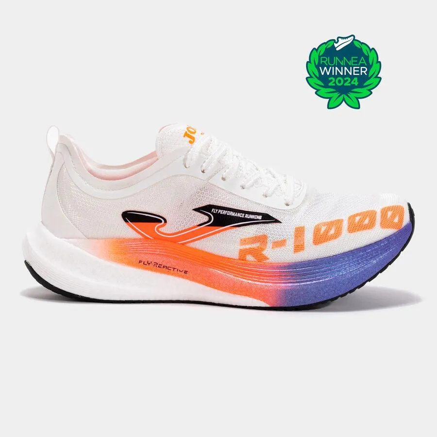 Zapatillas running R1000 25 unisex blanco