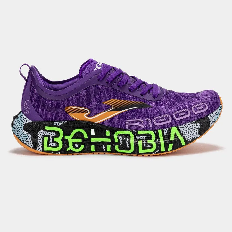 Zapatillas running R1000 25 Carrera Behobia - San Sebastián unisex morado